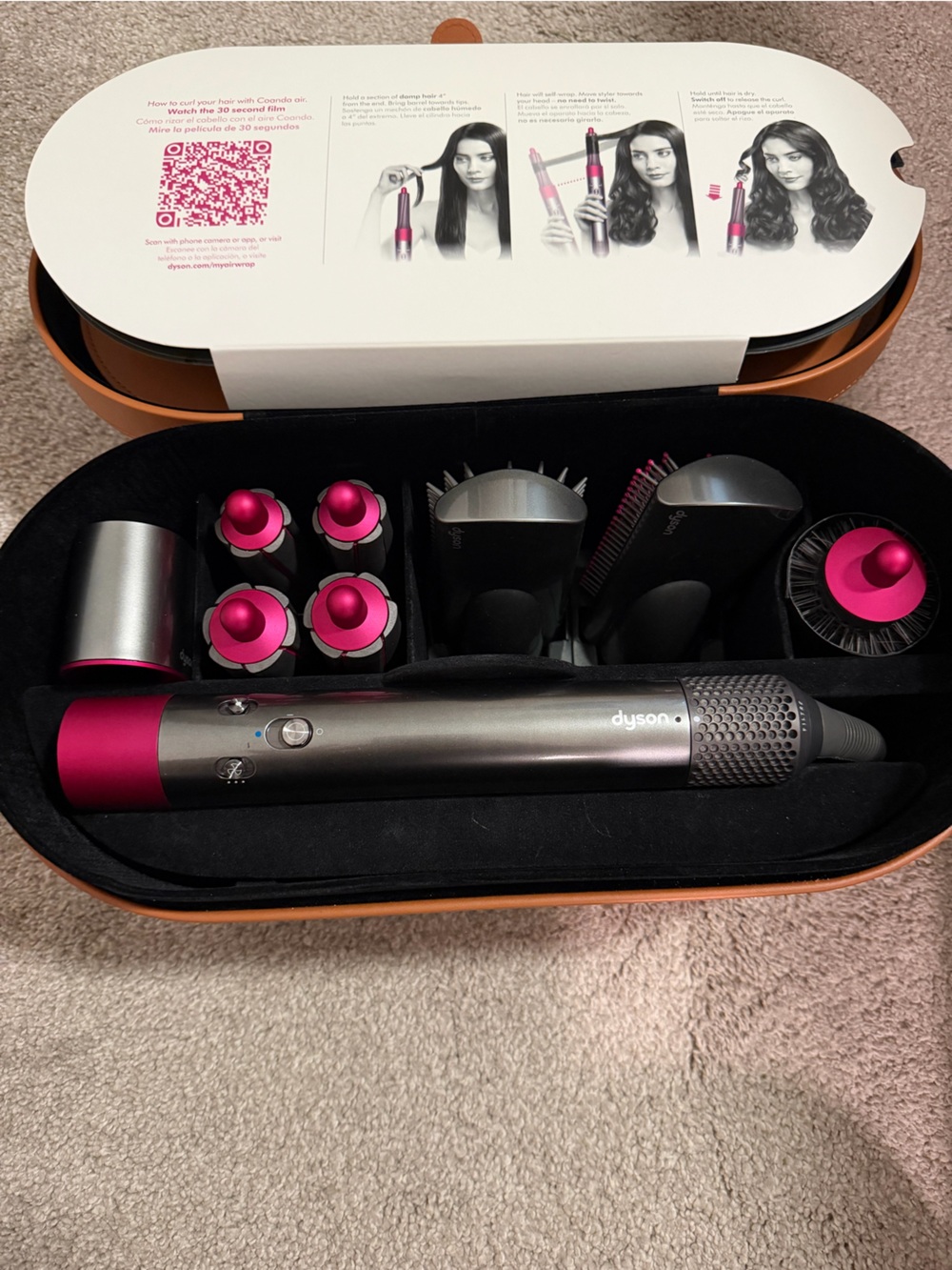 My Dyson Airwrap Multi-Styler w/ travel case